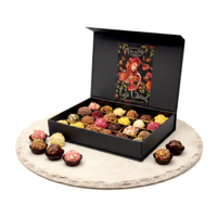 Luxe Chocoladebox 24 Stuks, Handgemaakte Truffels  